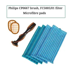 Fc5005/01 Filter Cp0667 Xv1700 Mikrofiberpuder Til Speedpro Max Aqua Fc6904, Xc8349, Xc8347, Xc8147 [DB] As Shown