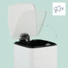 Firkantet pedalspand 6L med soft-Close låg