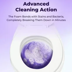 FizzClean Toiletrens (dåse) - Duftende, fjerner pletter, forebygger snavs og lugt. 1pcs