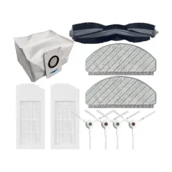 For Ecovacs Deebot T10/T10 Plus Robotstøvsuger Hoved Sidebørste Støvpose Hepa Filter Mopp Klud Reservedele DB As Shown