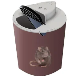 Genanvendelig Smart Musefælde Plastik Flip Slide Spand Låg Human eller Dødelig Fældedør Stil Multi Fangst Red