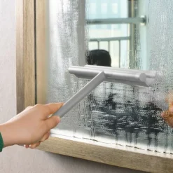 Glas Visker Bruser Skraber GRÅ grey