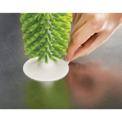 *Glass Brush med sugekop - Grøn*