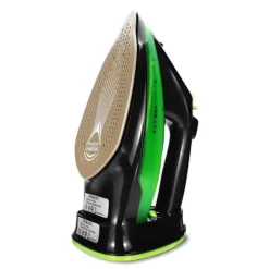 (Grøn) 2400W Trådløst dampstrygejern med 5 justerbare hastigheder, anti-dryp, anti-kalk, EU-stik, grøn Green