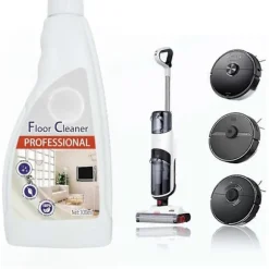 Gulvrengøring til alle robotstøvsugere og mopper, flydende gulvrens kompatibel med Roborock & Omo Joint, S8 Pro Ultra/s8/s8+/q5/q7-serien 1pcs