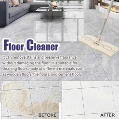 Gulvrens til alle robotstøvsugere og mopper, gulvrengøringsvæske kompatibel med Roborock & Omo Joint, S8 Pro Ultra/s8/s8+/q5/q7-serien 1pcs