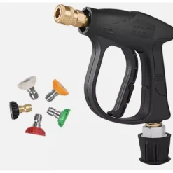 Højtryksrenser Kort Pistolhåndtag M22 14MM Slangeforbindelse Spraydyse Til Karcher
