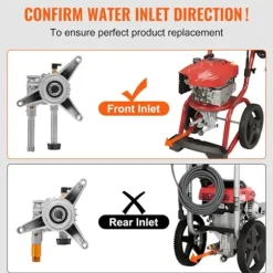 Højtryksrenserpumpe - DUOKU - QXB-2 - 3100 PSI - Udskiftningssæt - 5 Dyser