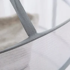 Hængende tøjopbevaring / tørrestativ - 2 kurve Grey