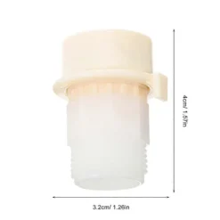 Hurtigkobling Vandslange Fittings 8 Stk Til Vaskemaskine Installationer Holdbare Hvide Konnektorer[YJD] White 4.00X3.20X3.20CM