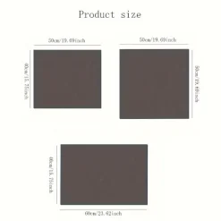 Hurtigtørrende absorberende støvdæksel til vaskemaskine, design med kiselgur Style1 50*60