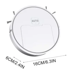 3-i-1 Mopperobot Støvsuger Med Tidsplan Wi-fi/app Selvopladende Robotstøvsuger Flye242583 (FMY) White