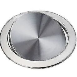 Indbygget Type Indbygget Skraldespand i Rustfrit Stål Klaplåg Sving Balance Klaplåg Skraldespandslåg Køkken [DB]