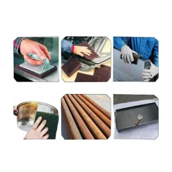 Industriel skuresvamp til polering af metal og fjernelse af rust Green Green