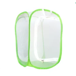 Insekt sommerfugl habitat bur avl kasse net bur luftstrøm pop-up 39*41*60cm grøn