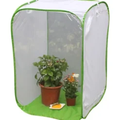 Insekt sommerfugl habitat bur avl kasse net bur luftstrøm pop-up 39*41*60cm grøn