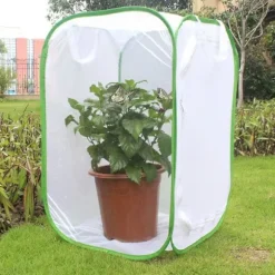 Insekt sommerfugl habitat bur avl kasse net bur luftstrøm pop-up 39*41*60cm grøn