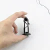 [KK] 【jia】3 par hængselbolte hængselstifter til skraldespandslåg passer til 240/120/100/60L udendørs skraldespande, 65 mm x 18 mm, sort plast