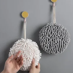 Køkken Håndklæde Hurtig Tørring Blød Absorberende Fiber Håndklæde White
