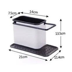 Køkkenvask Caddy Organizer, Svamp Holder Til Vask