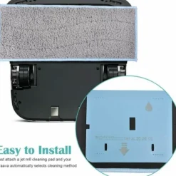 Kompatibel med iRobot Braava Jet Wipe M6 (6110) gulvvaskemaskine tilbehør - 4 stk.