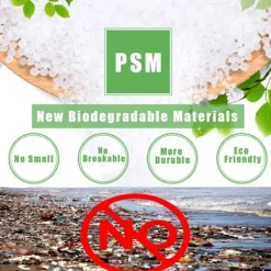 Komposterbare affaldsposer til køkken, badeværelse, soveværelse og kontor, miljøvenligt materiale, biologisk nedbrydelige, lækagesikre, 60 cm x 55 cm, 5 ruller á 20 | Fyndiq