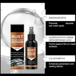 Kraftig oxidationsfjerner spray til bildele, kæder, værktøj. Nedbryder rust