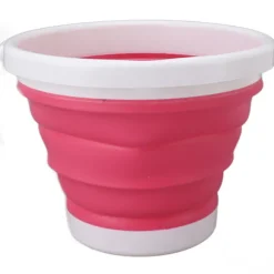 10L Bærbar Mini Vaskemaskine Sammenfoldelig til Undertøj Sokker Rejse Kollegie 5V Pink