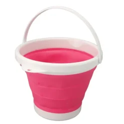5L Bærbar Ultralydsvasker USB Foldbar Spand Vaskemaskine til Baby Undertøj Sokker Pink