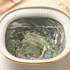 11L Foldbar Vaskemaskine med Ekstern Afløbsslange - Bærbar Mini Vaskemaskine & Centrifuge Green Green