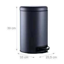 12L Step Bin med indvendig spand – Soft-Close, håndfri
