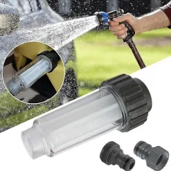 [LCS] Højtryksrenser Vandfilter Kompatibel med Karcher K2 K3 K4 K5 K6 K7 G3/4' 175psi Vandfilter Bilvask Højtryksrenser Tilbehør" (FMY)