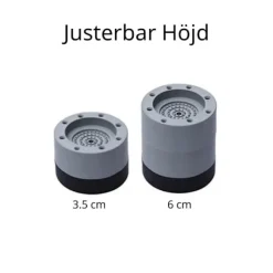 [LCS] Vibrationsdæmper Kompatibel med vaskemaskine / tørretumbler - Grå