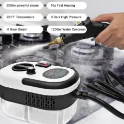[LCS]Højtryksdamper 2500W med 3 børster og 6 indstillinger - FY-
