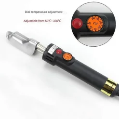 [LCS]220V 150W 50-350C Graders Elektrisk Strygejern til Lædertøj EU Stik As Shown