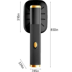 Mini Strygemaskine Håndholdt Dampstrygejern SORT Black