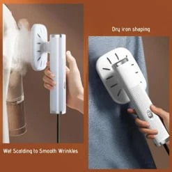 Mini Strygemaskine Håndholdt Dampstrygejern SORT Black