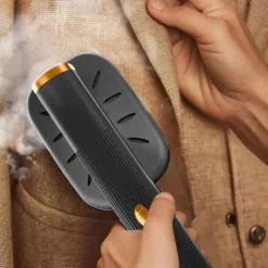 Mini Strygemaskine Håndholdt Dampstrygejern SORT Black