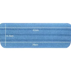 Mop Puder, 6 Styk Mikrofiber Rengøringspuder Blå