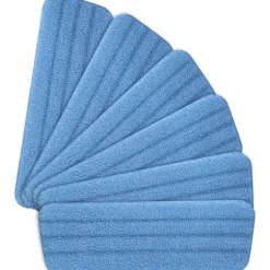 Mop Puder, 6 Styk Mikrofiber Rengøringspuder Blå