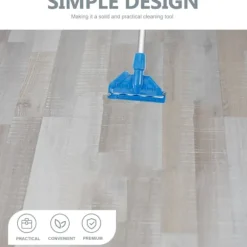 Mophovedklips, 16 cm Mop Skaft Udskiftningsklemmer Aftagelig Mophovedklemme Mophovedholder Mopfremstillingsdel til Mopholder Tilbehør