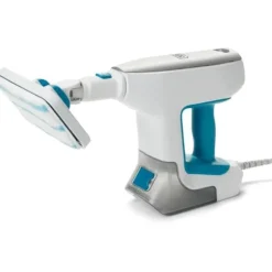 Multifunktions dampmoppe - BLACK & DECKER - BHSM15FX08-QS - 1500 W - 8 tilbehør - Hvid / Grå / Blå Vit, blå, grå