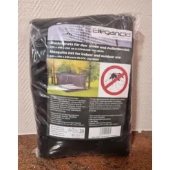 Myggenet 300x300x250cm 220 Mesh XXL Sort til Indendørs og Udendørs Brug Kompatibel med Telt Campingvogn CJY
