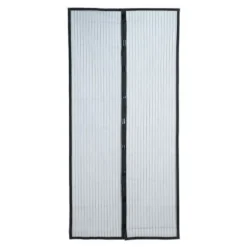 2-Pack Myggnät för dörr med magnetstängning. 210cm x 100cm Black