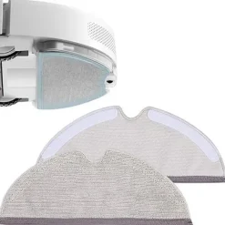 5-Pak - Moppeserviet til Xiaomi Roborock S5, S6, S50, S51, S55, MaxV Grey