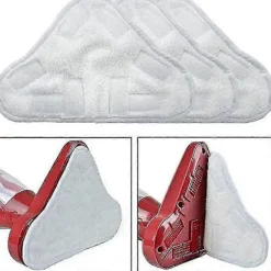 10-pak Erstatnings Steam Mop Mikrofiber Klud Pad Til H2o Mop X5 Trekantet Drag-XinHan