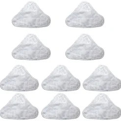 10-pak erstatningspuder kompatible med H2O Mop X5 dampmoppe-FF-