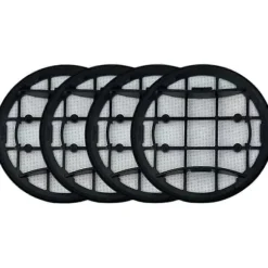 4-pak HEPA-udskiftningsfilter til 7000 8000-serien XC7053 XC7055 XC7057 robotstøvsuger tilbehør [DB] Black