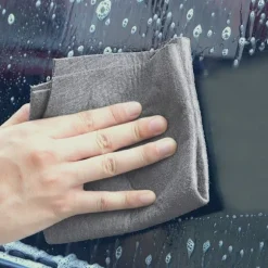 5-pak magiske rengøringsklude, velegnet til vinduer, glas og biler, mørkegrå. DarkGrey 131