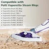 8-pak Vaskbare Erstatningsmopper til POLTI Kit Vaporetto Smart 40 Smart 35 Børste (FMY)